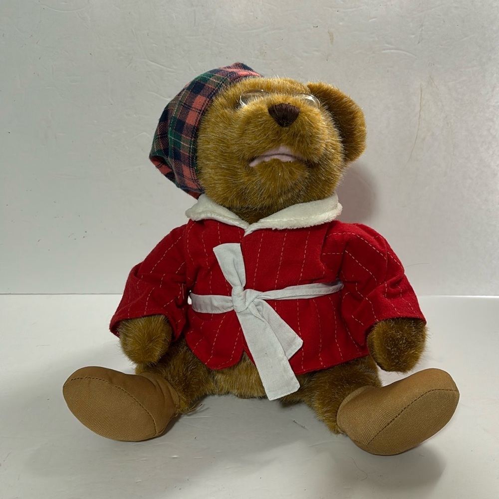INTERACTIVE Christmas Bear Plush ‘Twas The Night Before Christmas T. L. Toys EUC